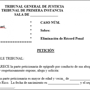 Mocion De Nuevo Juicio Tusdocumentospr Com Modelos De Documentos Legales Formularios Y