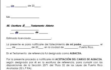 Escrituras Ley Puerto Rico  Modelos de Documentos Legales 