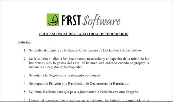 Declaratoria de Herederos - Procedimiento para presentarla al tribunal