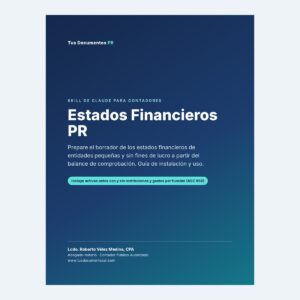 Skill de Claude: Estados Financieros PR – Entidades Pequeñas y Sin Fines de Lucro
