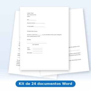 Kit para Arreglar el Crédito - vista de los documentos