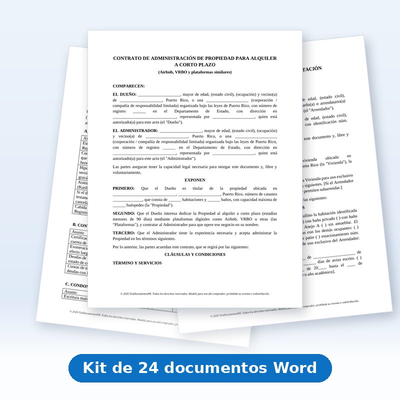 Kit para Inversionista en Bienes Raíces (24 modelos editables)